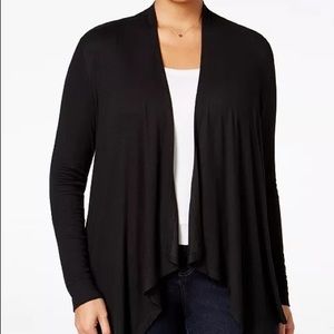 Merona black flyaway cardigan